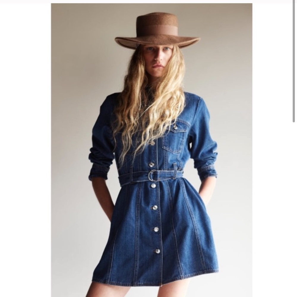 Denim Dress Size S NWT